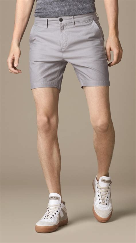 burberry cotton shorts for men.